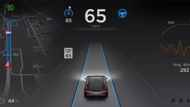 Bisikletliyi Gören Tesla'nın Otopilot Sistemi Devreye Girdi