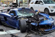 Porsche Gemballa Mirage GT'nin Hurdaya Döndüğü Kaza