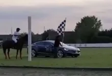 588 Beygir Gücündeki Tesla Model S, At ile Yarıştı (Video)
