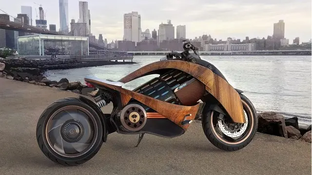 Ahşaptan Yapılmış 423.000 Liralık Motosiklet: Steampunk EV-1