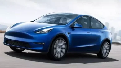 Tesla Model Y'nin Boyutlarını Gösteren Ekran Görüntüleri