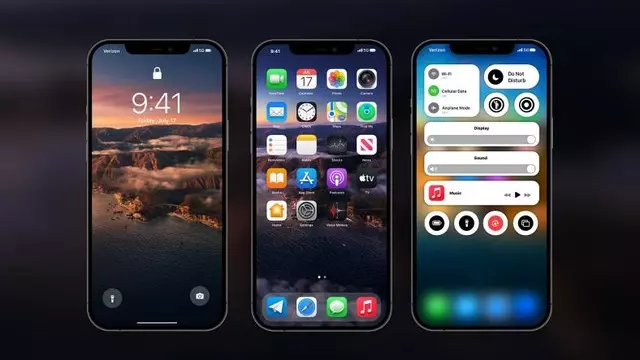 Yepyeni Bir Kontrol Merkezi Getiren iOS 15 Konsepti