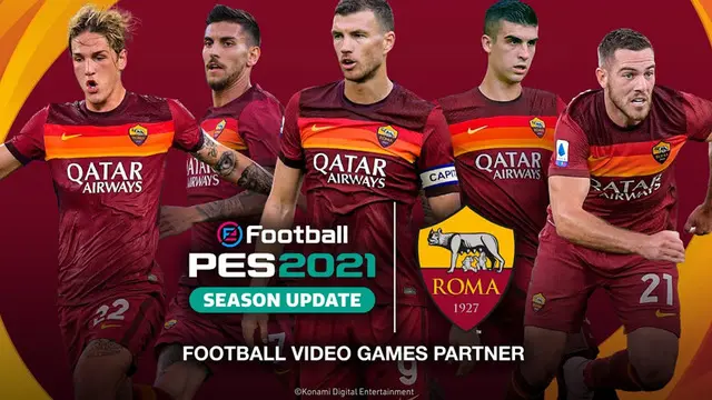 Konami'den eFootball PES 2021 İçin AS Romalı Tanıtım 1 Konami'den eFootball PES 2021 İçin AS Romalı Tanıtım