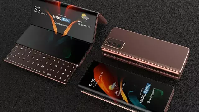 Samsung Galaxy Z Fold 3'ün Kayar Klavyesi Olabilir