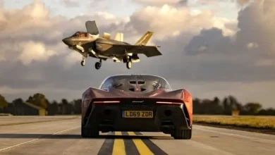 McLaren Speedtail ve F-35 Karşı Karşıya Geldi (Video)