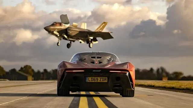 McLaren Speedtail ve F-35 Karşı Karşıya Geldi (Video)