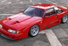 Ford Mustang ile Ferrari F40'ı Bir Araya Getiren Konsept