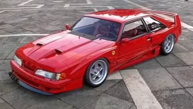Ford Mustang ile Ferrari F40'ı Bir Araya Getiren Konsept