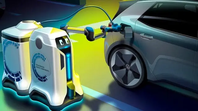 Volkswagen, Mobil Şarj Robotu Üzerinde Çalışıyor