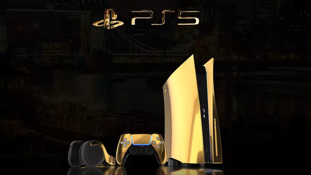 24 Ayar Altın Kaplama PlayStation 5
