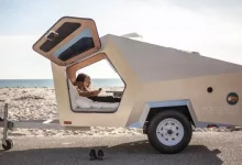 Uzay Kapsülü Gibi Tasarlanan Bu Küçük Römorka Bayılacaksınız