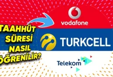Turkcell, Vodafone, Türk Telekom Taahhüt Sorgulama İşlemleri