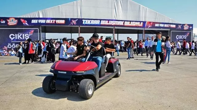 Yerli Elektrikli Araç Tragger, Teknofest’te Tanıtıldı