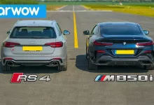 BMW M850i'nin Audi RS4 ile Ağız Sulandıran Yarışı