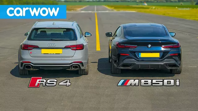 BMW M850i'nin Audi RS4 ile Ağız Sulandıran Yarışı
