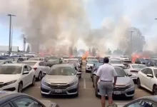 Kuru Otların Tutuşması 60'tan Fazla Aracı Küle Çevirdi