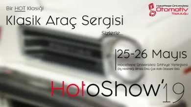Hacettepe Klasik Araç Sergisi (HotoShow’19), 25-26 Mayıs'ta