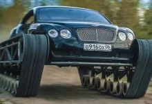 Bentley Continental GT, Paletli Bir Tanka Dönüştü (Video)