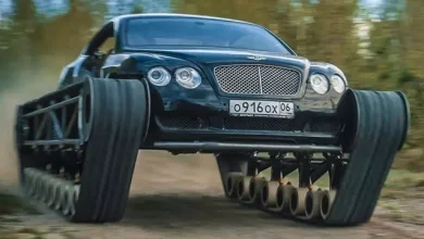 Bentley Continental GT, Paletli Bir Tanka Dönüştü (Video)