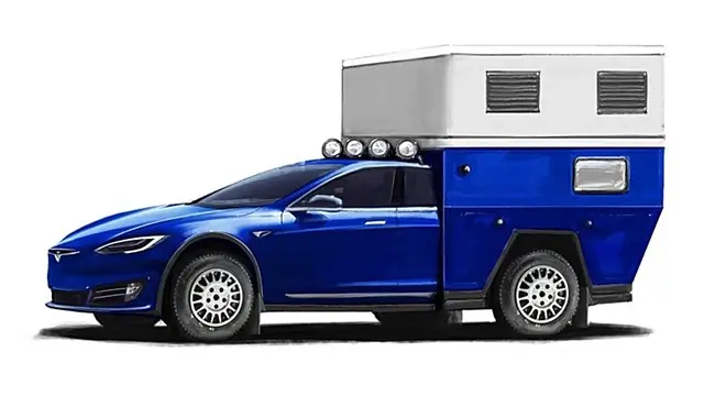 Tesla Model S, Elektrikli Karavan Tesla Roamer'a Dönüştü