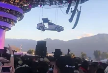 Jaden Smith Konserinde Tesla Model X Şovu