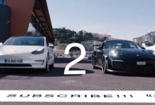 Tesla Model 3 - Porsche 911 GT2 RS Kapışması (Video)