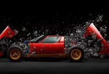 1500 Karenin Birleşimi Olan Muhteşem Lamborghini Fotoğrafı