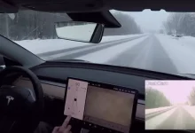 Tesla Otomatik Pilotunun Kar Fırtınası ile İmtihanı (Video)