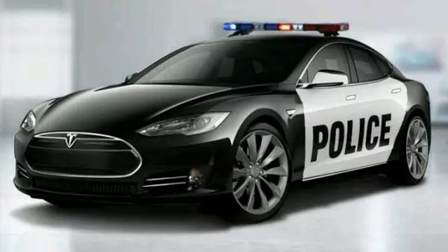 Tesla Model S Polis Arabası Oldu