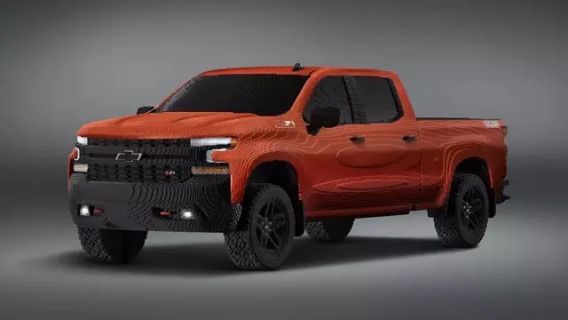 Legolardan Bir Chevrolet Silverado Yapıldı