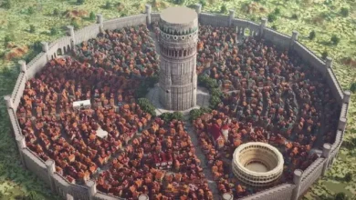 Profesyonel Oyuncular, Minecraft’ta Dev Bir Şehir İnşa Etti
