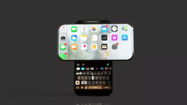 90 Derece Döndürülebilen Ekranlı iPhone 14 Konsepti