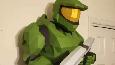 Bir Reddit Kullanıcısı, Kağıttan Master Chief Figürü Yaptı