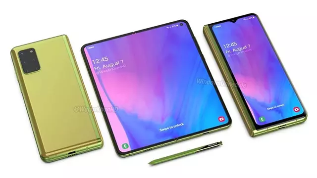 Tam Ekranlı Samsung Galaxy Fold 2 Konsept Tasarımı