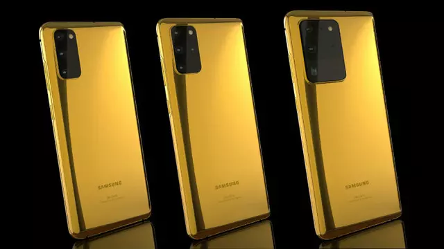 24K Gold Galaxy S20 Serisi Çıktı 1 24K Gold Galaxy S20 Serisi Çıktı