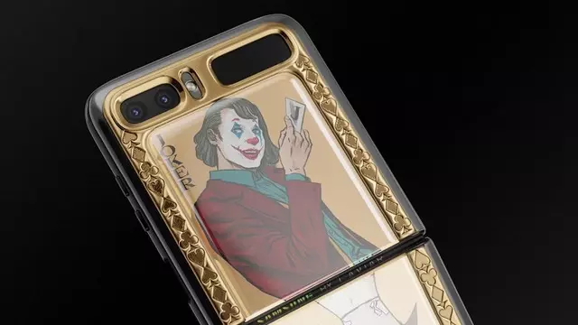 Samsung Galaxy Z Flip'in Joker ve Harley Quinn Versiyonu 1 Samsung Galaxy Z Flip'in Joker ve Harley Quinn Versiyonu
