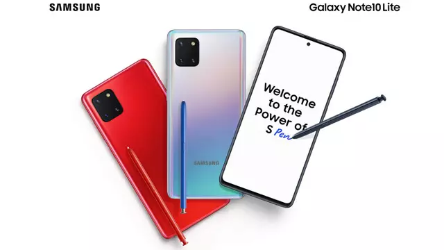 Samsung Galaxy Note10 Lite ve S10 Lite'tan Basın Görselleri
