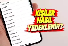 Rehber Nasıl Yedeklenir? (Android ve iOS)