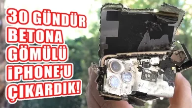 1 Ay Önce Betona Gömdüğümüz iPhone 11 Pro Max'i Çıkardık!