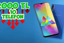 2000 TL Altı En İyi 10 Telefon - 2019