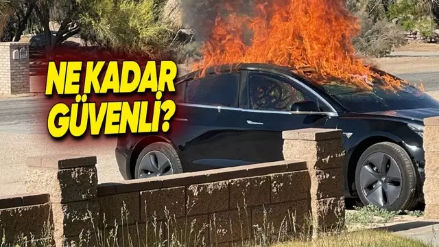 Tesla'ların Ne Sıklıkla Yandığı ve Kaza Yaptığı Açıklandı!