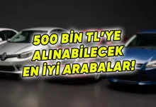 500 Bin TL'ye Satın Alınabilecek En İyi Otomobiller