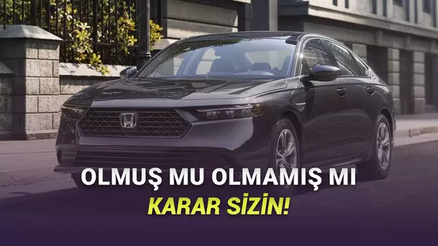 2026 Honda Accord, Hayal Kırıklığı Yaratan Özellikleriyle Tanıtıldı! 1 2026 Honda Accord, Hayal Kırıklığı Yaratan Özellikleriyle Tanıtıldı!