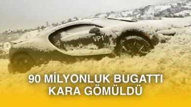 90 Milyon TL'lik Bugatti Tourbillon kara saplandı, 1.800 beygirlik araç kazma kürekle kurtarıldı