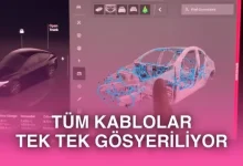 Tesla'nın otomobildeki her bir kablo yolunu ve soketi tek tek gösteren servis modu [Video}