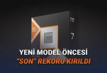 AMD Ryzen 7 9800X3D Dünya Rekoru Kırdı: Yenisi Tanıtılmadan Şanına Yakışır Veda!