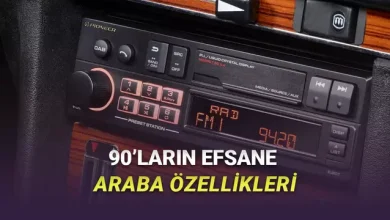 90’lar Arabalarında Olup Bugün Kaybolan Özellikler