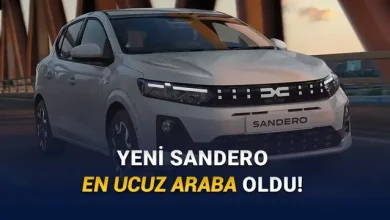 Ocak 2026 Dacia Fiyat Listesi: Yeni Sandero, En Ucuz Araba Olarak Türkiye'de!