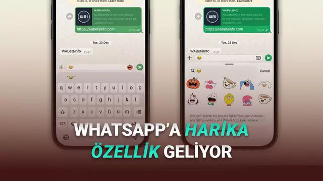 WhatsApp'a Sohbetlerinizi Çok Daha Eğlenceli Hâle Getirecek Çıkartma Önerileri Geliyor!