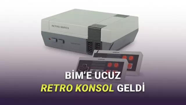 BİM'de Çok Uygun Fiyata Retro Oyun Konsolu Satılmaya Başladı!